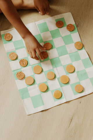 Handmade Checkers Set