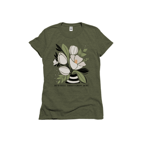 Beautiful Things Grow Here Tee & Sweatshirt