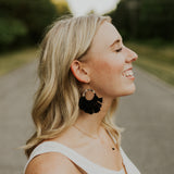 Tortoise Fringe Earring