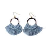 Tortoise Fringe Earring