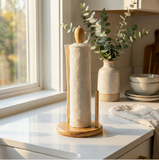 Bamboo Paper Towel Holder