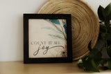 Count it all Joy Banana Paper Sign
