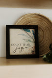 Count it all Joy Banana Paper Sign