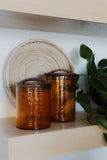Handblown Glass Canisters