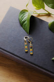 Color Block Dangle Earrings