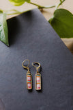 Color Block Dangle Earrings
