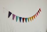 Rainbow Flags Felt Garland