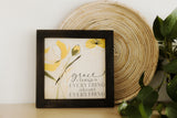 Grace Changes Everything Banana Paper Sign