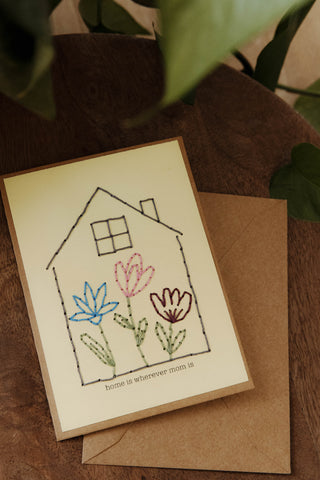 Home is Wherever Mom Is Greeting Card