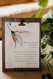 My Wish For You Banana Paper Clipboard Sign