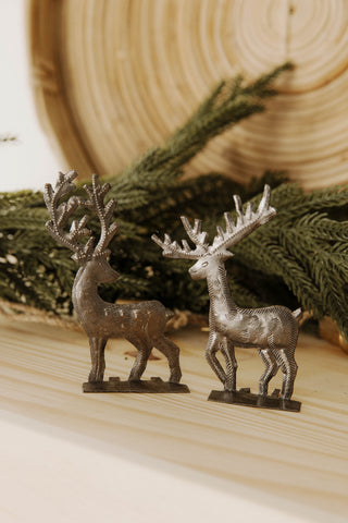 Mini Deer Metal Art SET OF 2