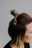 Saree Mini Scrunchie w/ Bow