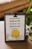 Only Love Banana Paper Clipboard Sign