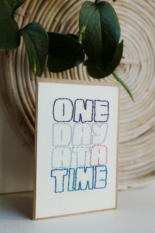 One Day At A Time Greeting Cards