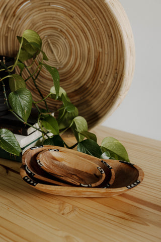 Global Crafts Bowls with Bone Inlay