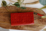 XL Woven Wristlet Wallet