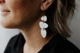 Stacked Stone Earring