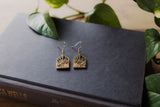 Sunrise Brass and Bead Earrings