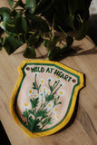 Wild at Heart Embroidered Banner
