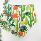 Cactus bandana bib